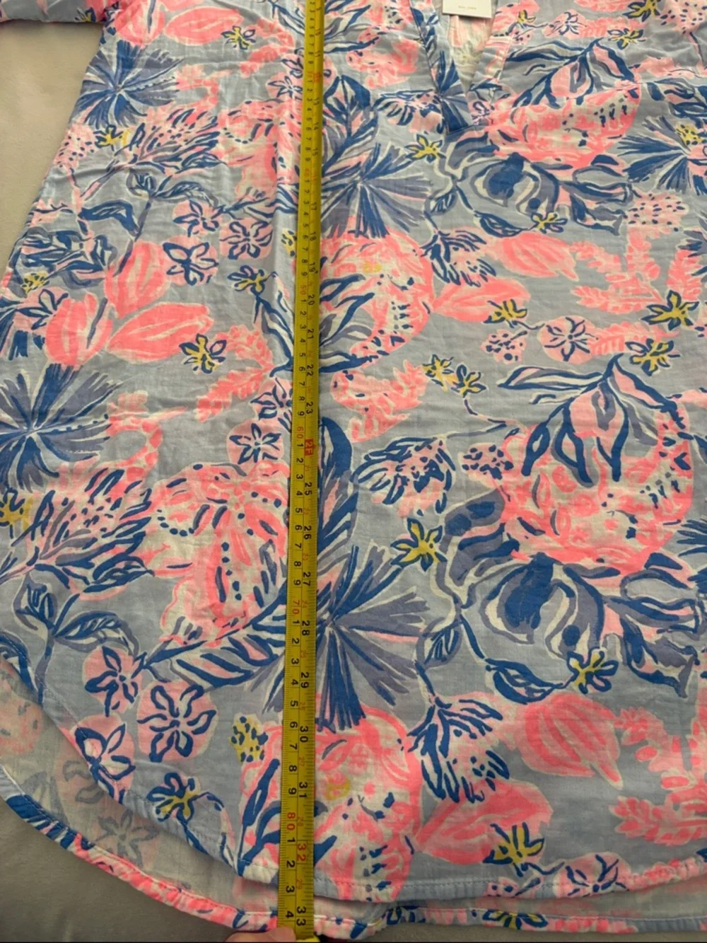 NWT Lilly Pulitzer Kique Long Sleeve CoverUp in Multi Elephant Splash - Picture 14 of 14